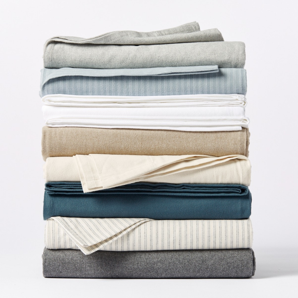 Organic Flannel Sheet Set Colors